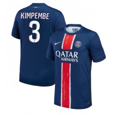 Paris Saint-Germain Presnel Kimpembe #3 Hjemmedrakt 2024-25 Kortermet